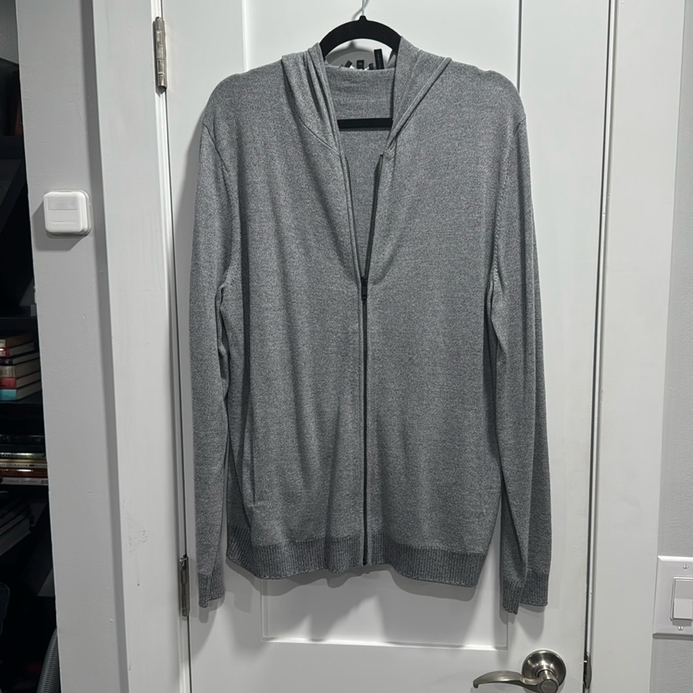 Theory Merino Full Zip Hoodie